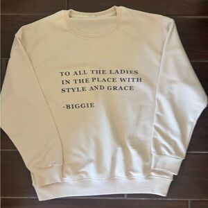 Notorious BIG Crewneck Sz S
